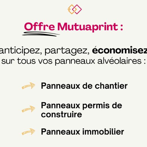 Offre Mutuaprint du mois : Panneaux Alvéolaires 3,5 mm